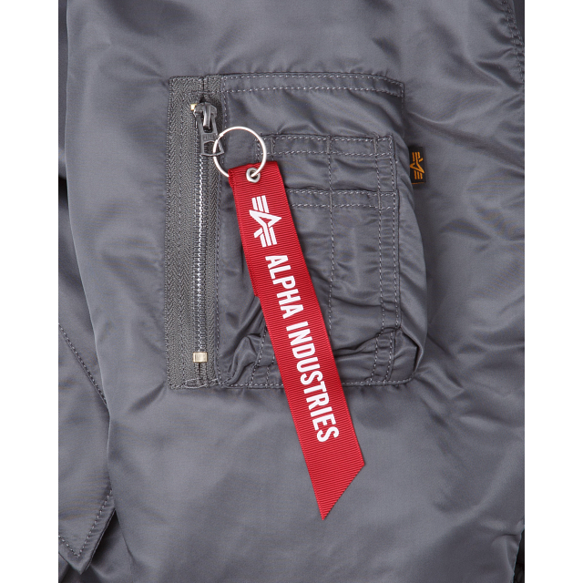 Alpha Industries X Chicago Bears Gray MA-1 Bomber Jacket