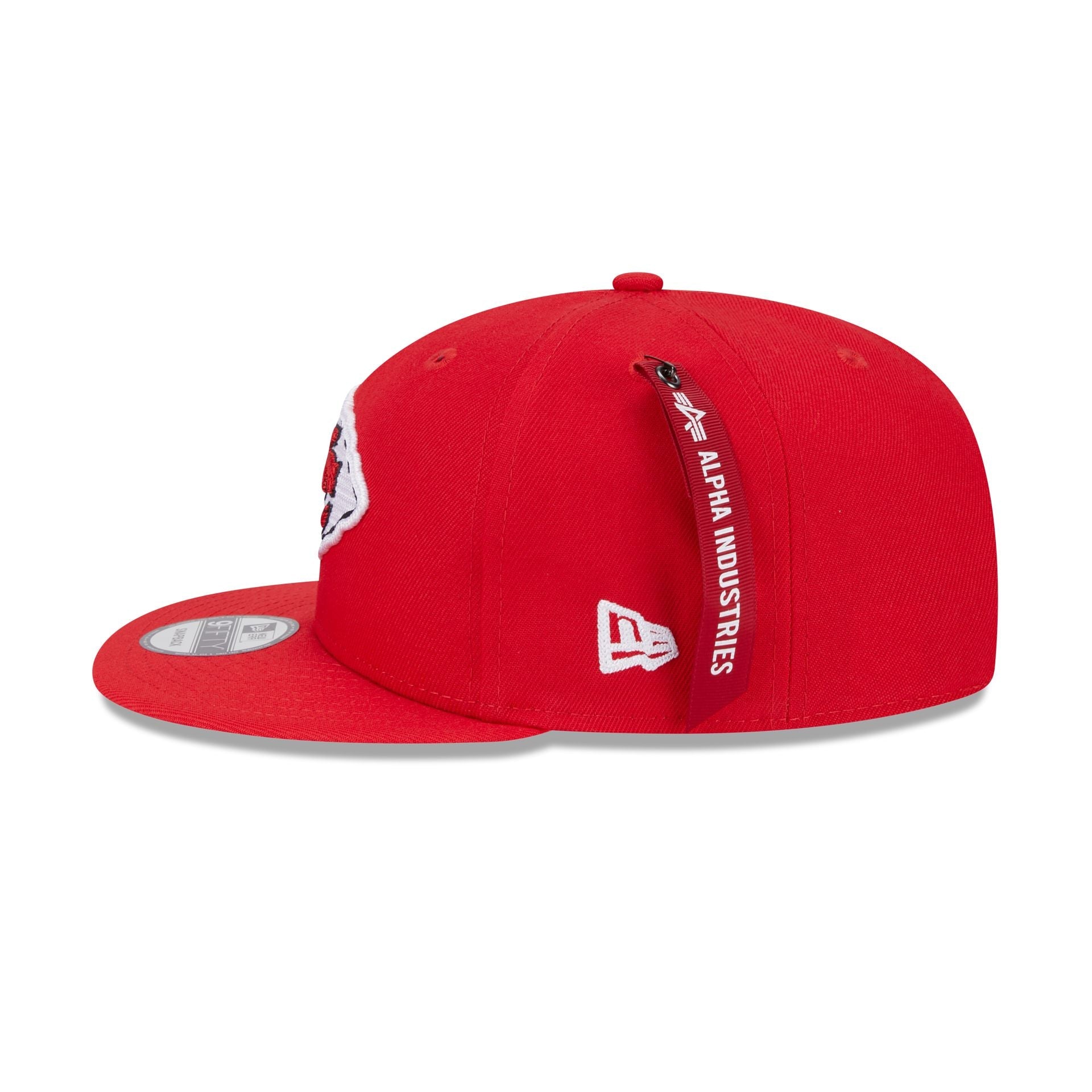 Alpha Industries x Kansas City Chiefs Red 9FIFTY Snapback Hat