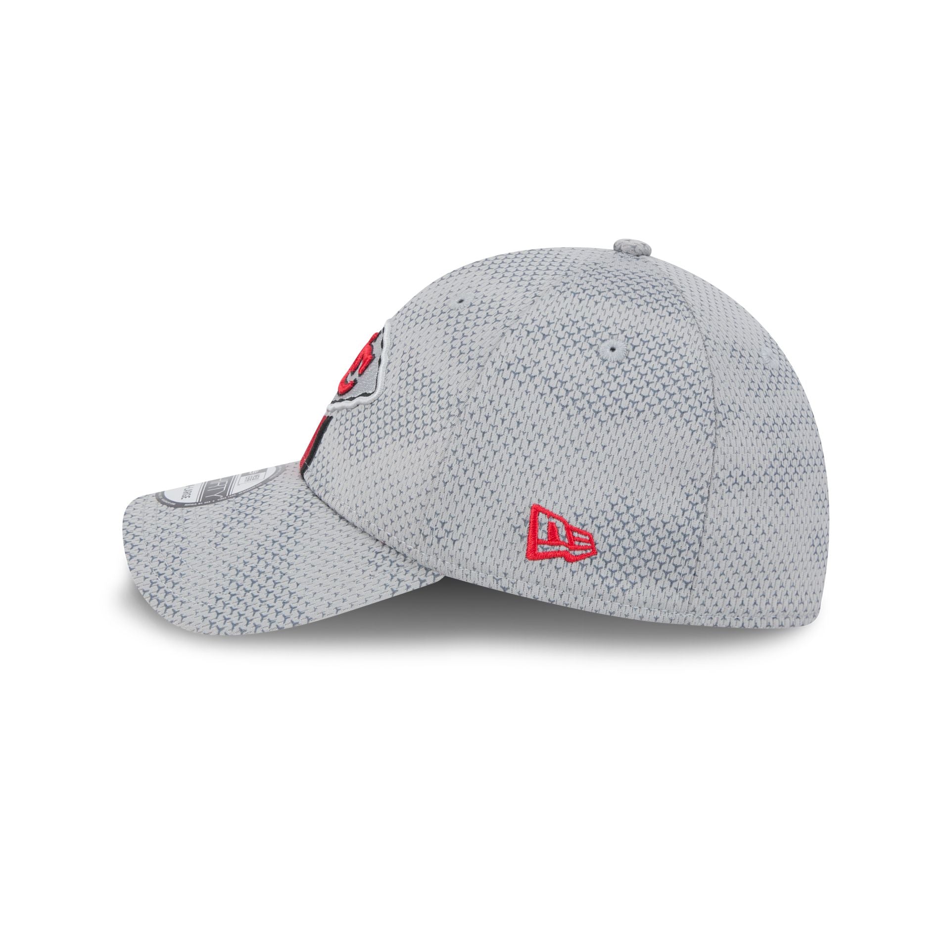 Kansas City Chiefs 2024 Sideline Gray 39THIRTY Stretch Fit Hat