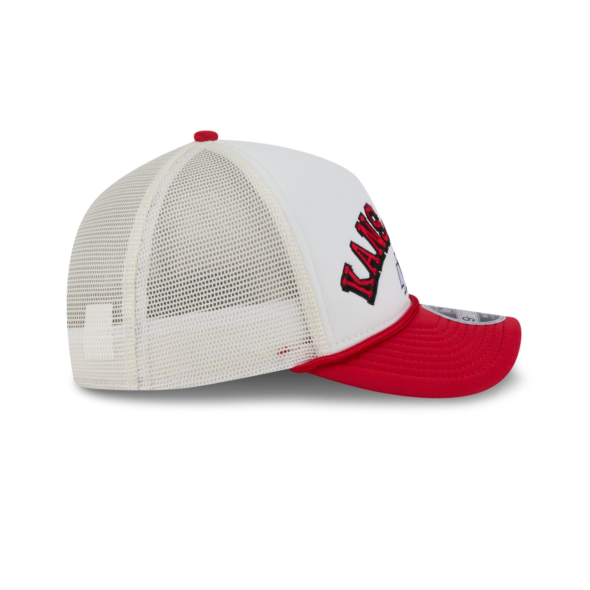 Kansas City Chiefs Chrome Arch 9FORTY M-Crown A-Frame Trucker Hat