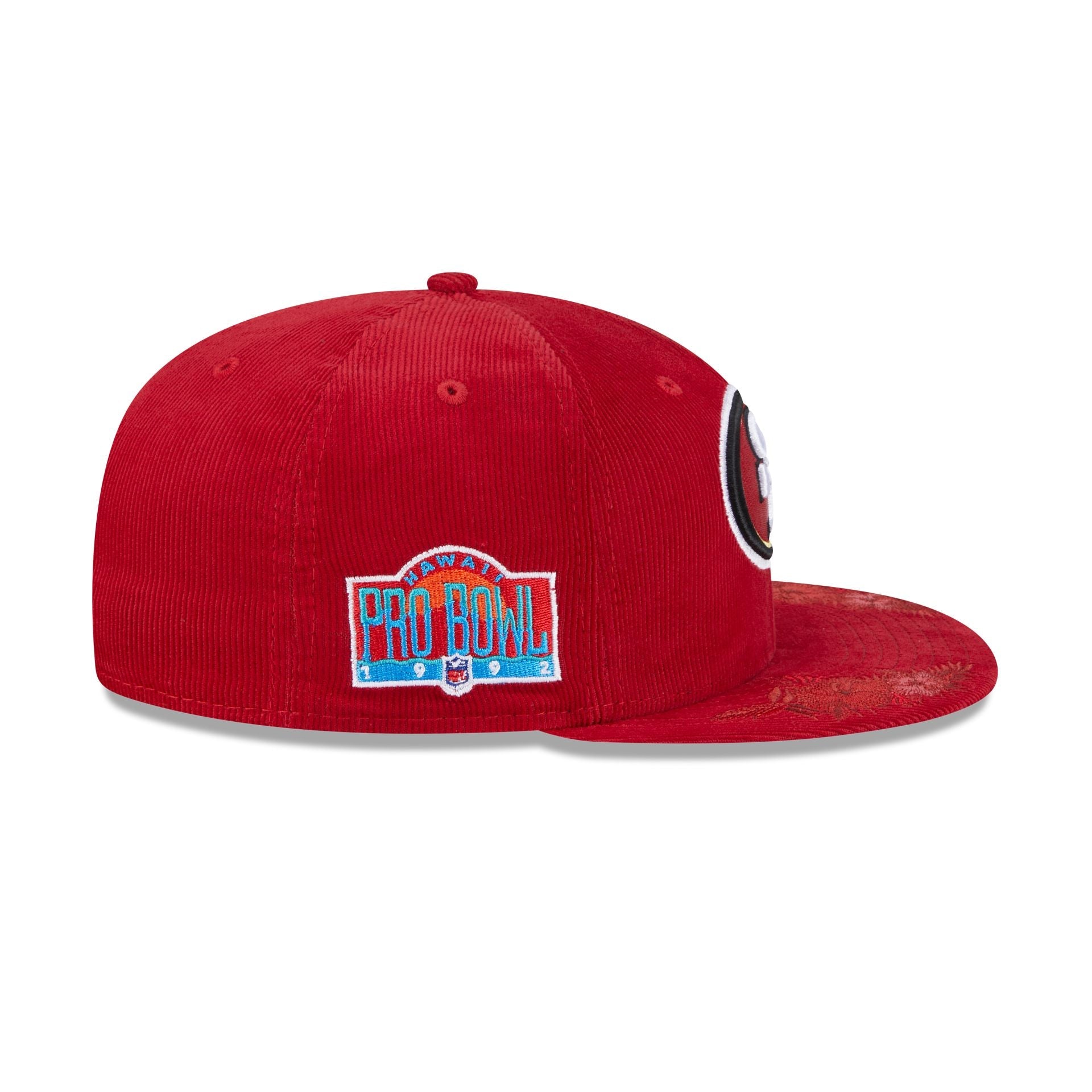 Just Caps Floral Corduroy San Francisco 49ers 59FIFTY Fitted Hat