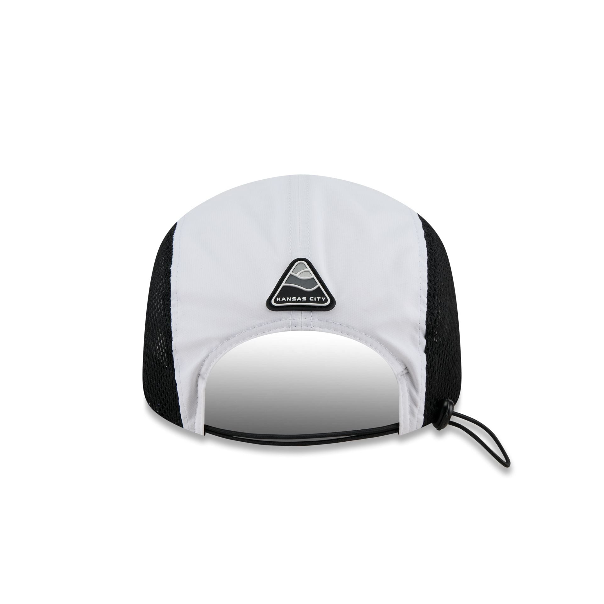 Kansas City Chiefs White Poly Runner Adjustable Hat