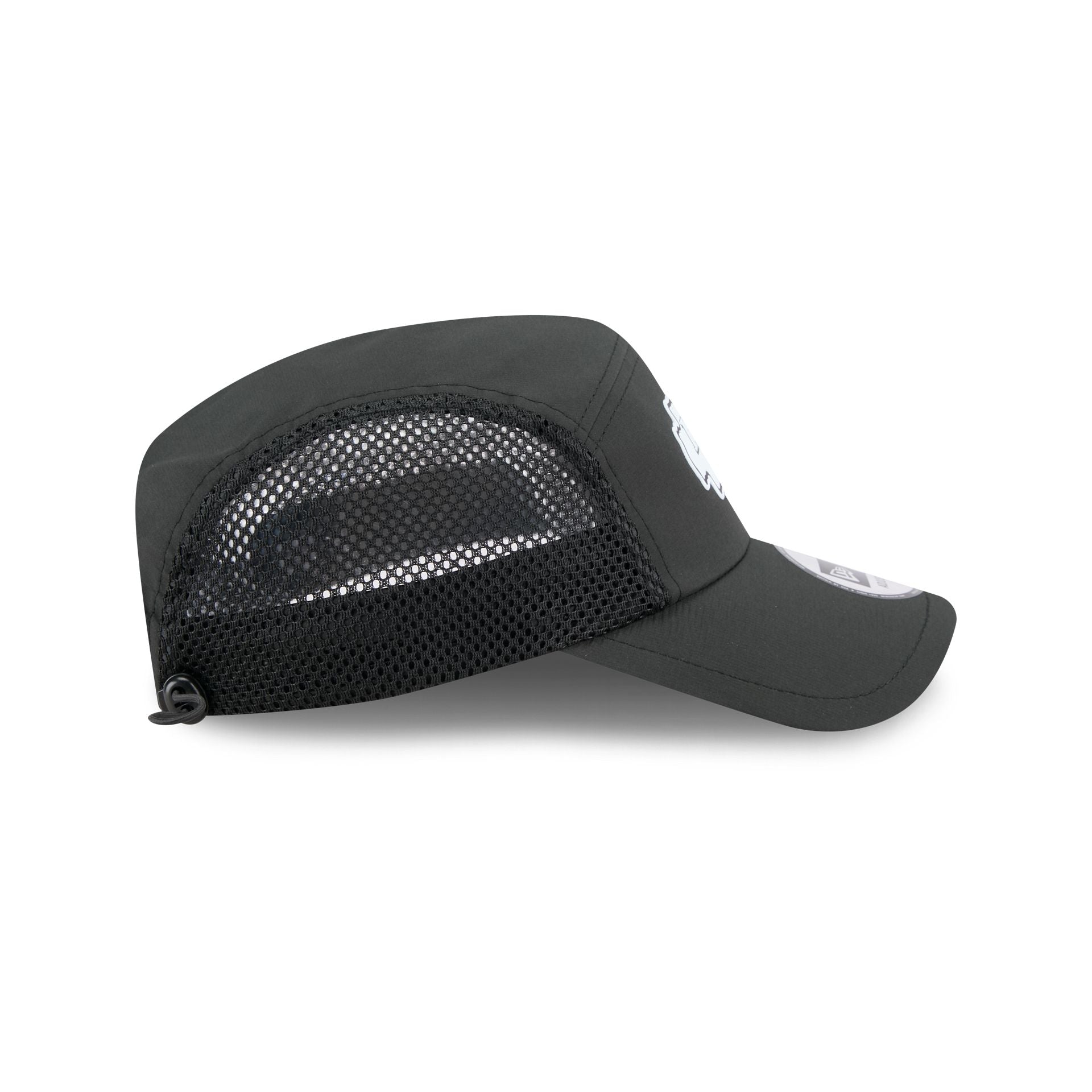 Kansas City Chiefs Black Poly Runner Adjustable Hat