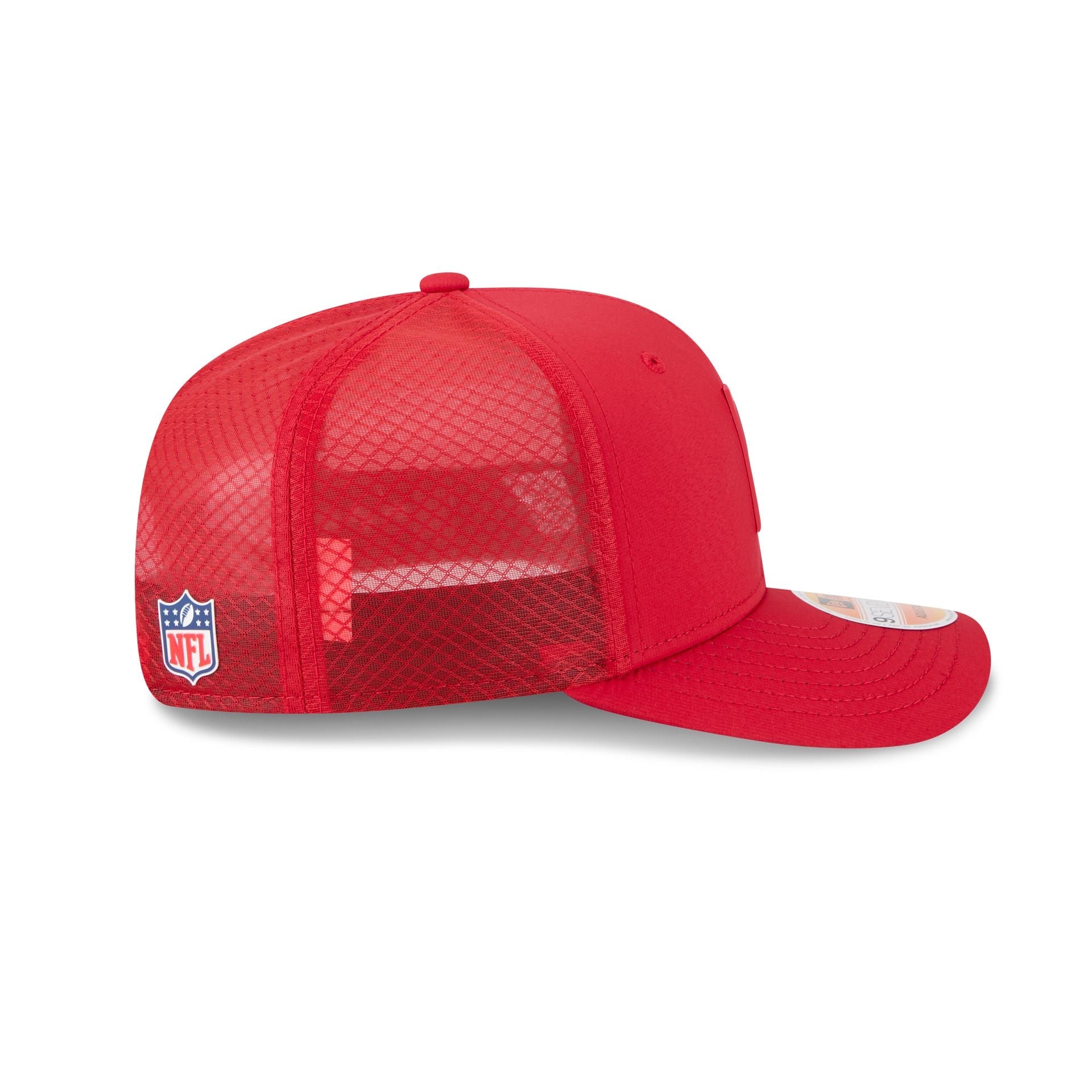 San Francisco 49ers 2025 Sideline Hot Weather 9SEVENTY Trucker Hat