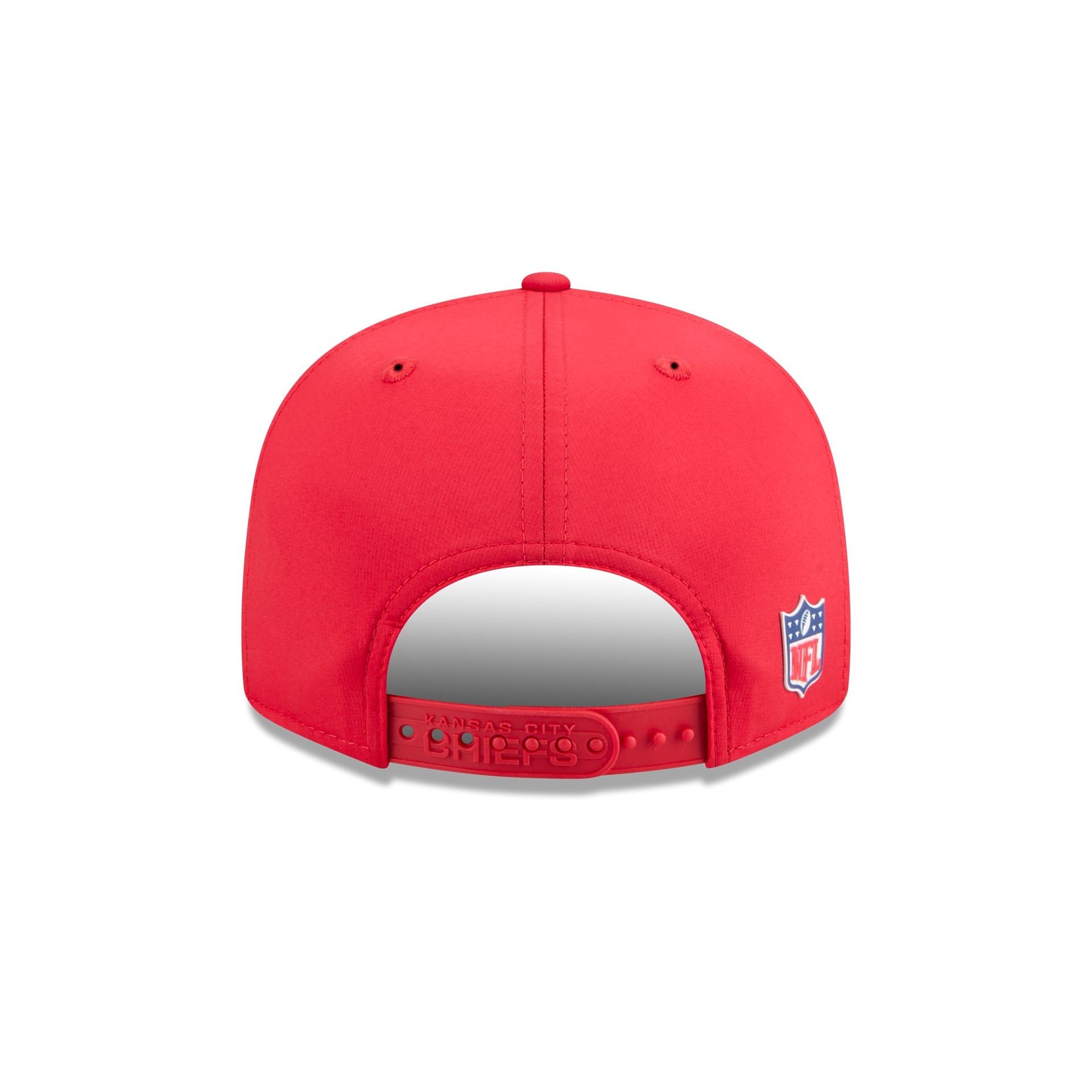 Kansas City Chiefs 2025 Sideline Hot Weather Split Panel 9FIFTY Snapback Hat