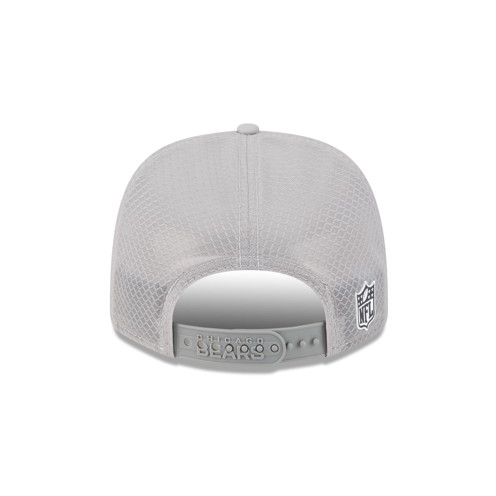 Chicago Bears 2025 Sideline Hot Weather Gray 9SEVENTY Trucker Hat