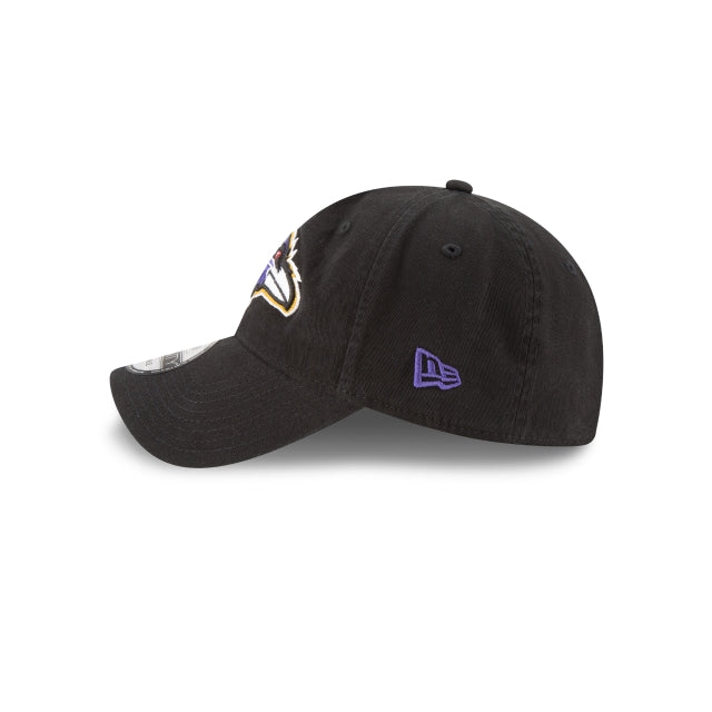 Baltimore Ravens Core Classic Black 9TWENTY Adjustable Hat