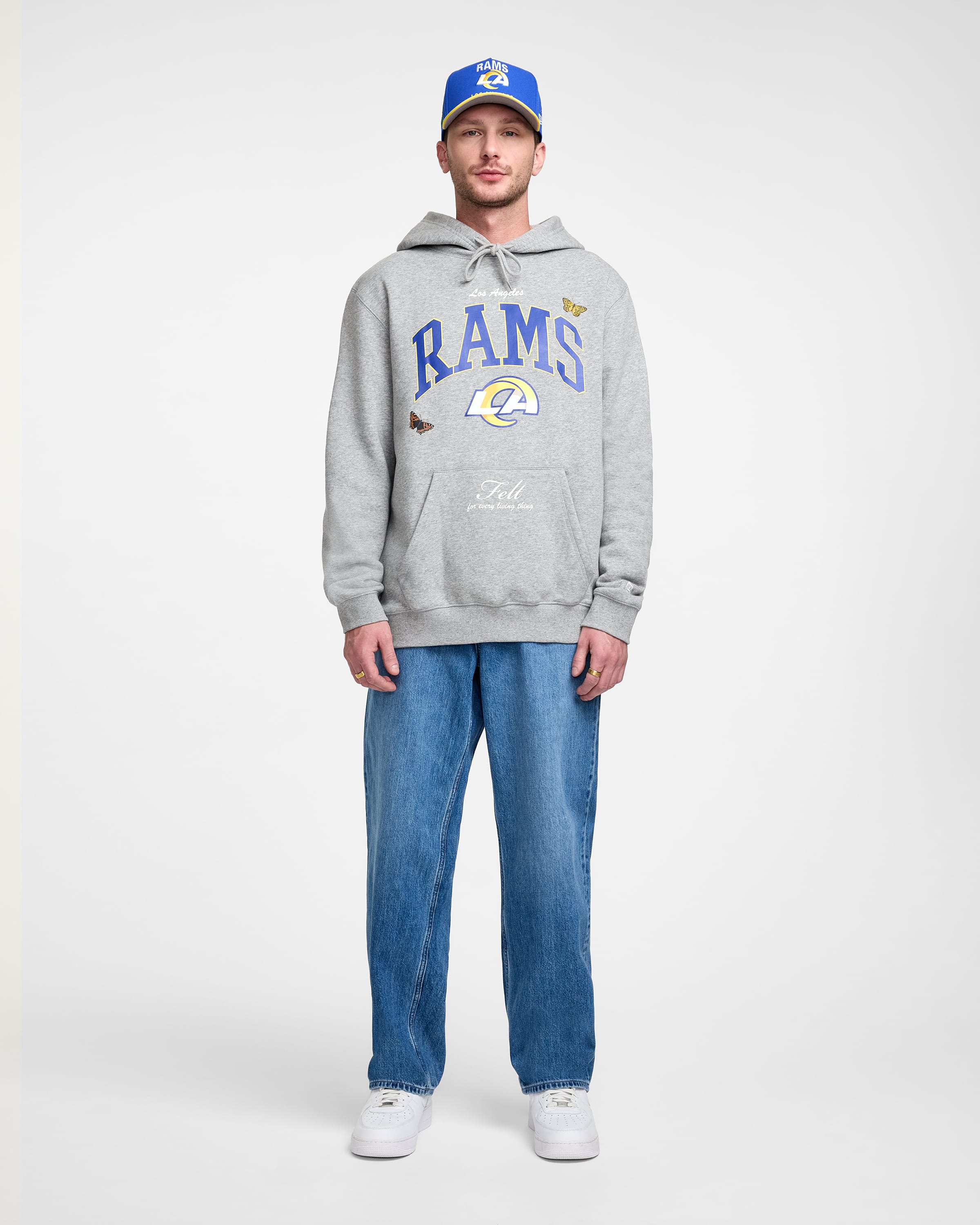 FELT x Kansas City Chiefs Gray Hoodie