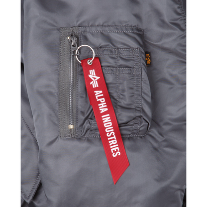 Alpha Industries X Chicago Bears Gray MA-1 Bomber Jacket