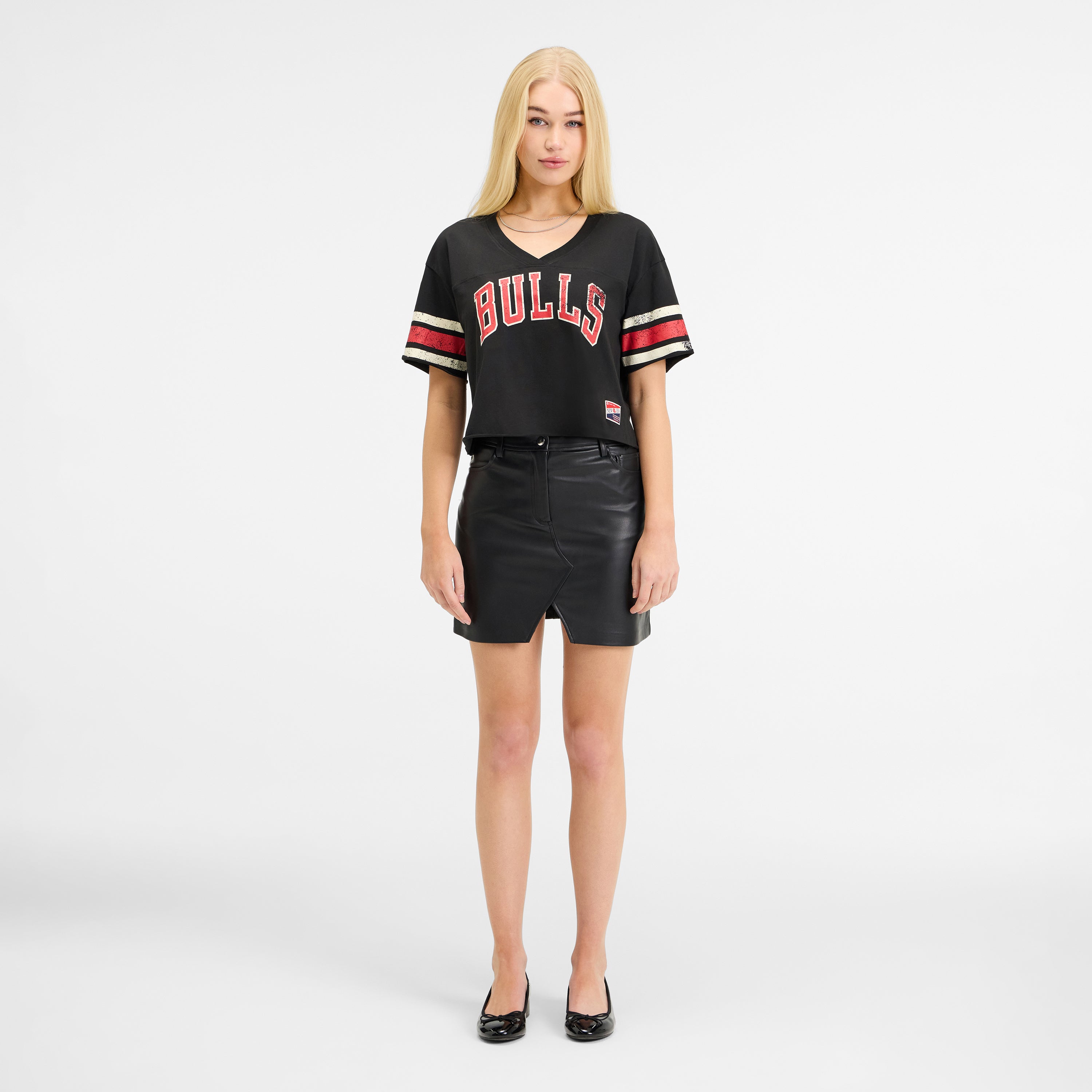 San Francisco 49ers Throwback Cropped Women's T-Shirt