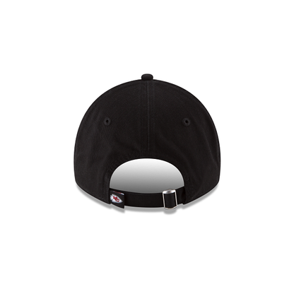 Kansas City Chiefs Core Classic Black 9TWENTY Adjustable Hat