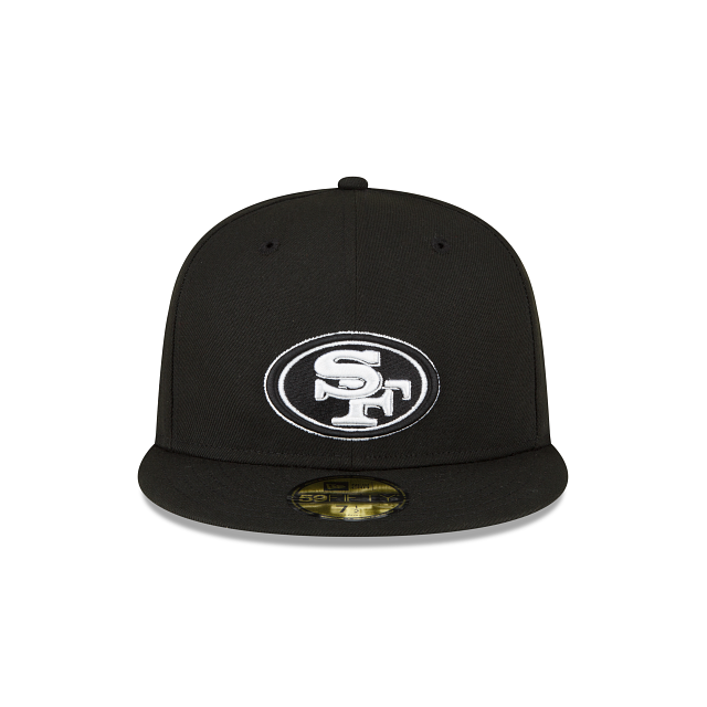 San Francisco 49ers Sidepatch Black 59FIFTY Fitted Hat