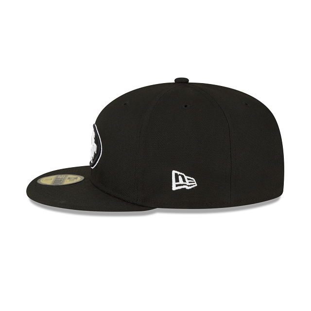 San Francisco 49ers Sidepatch Black 59FIFTY Fitted Hat