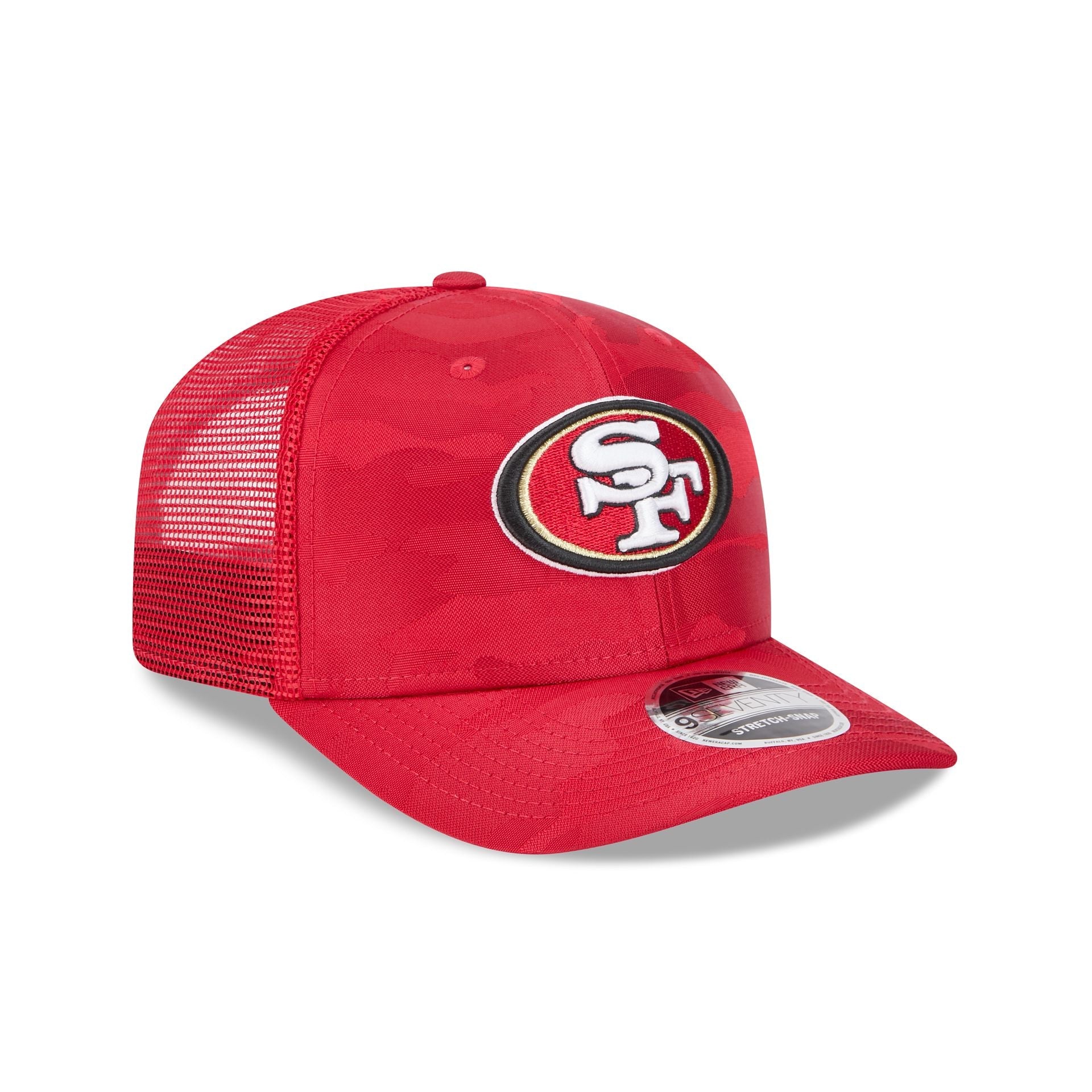 San Francisco 49ers Camo 9SEVENTY Trucker Stretch-Snap Hat