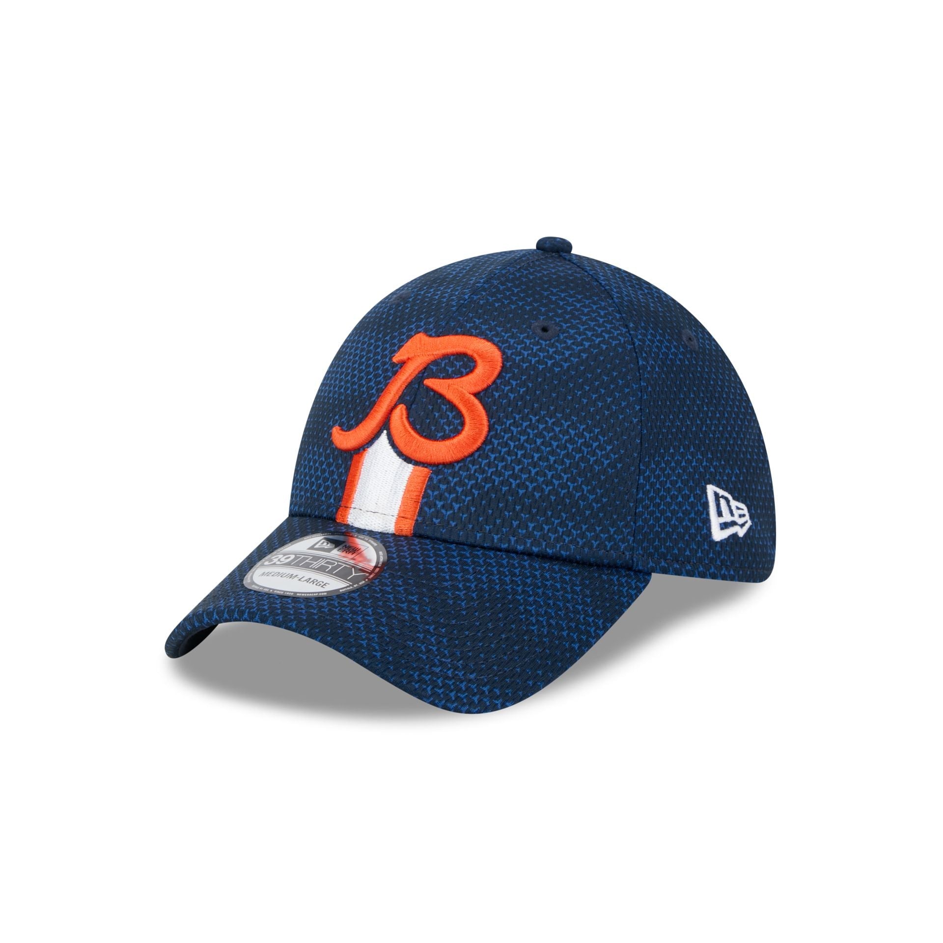 Chicago Bears Alternate B 2024 Sideline 39THIRTY Stretch Fit Hat