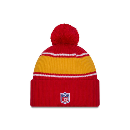 Kansas City Chiefs 2024 Cold Weather Kids Pom Knit Hat