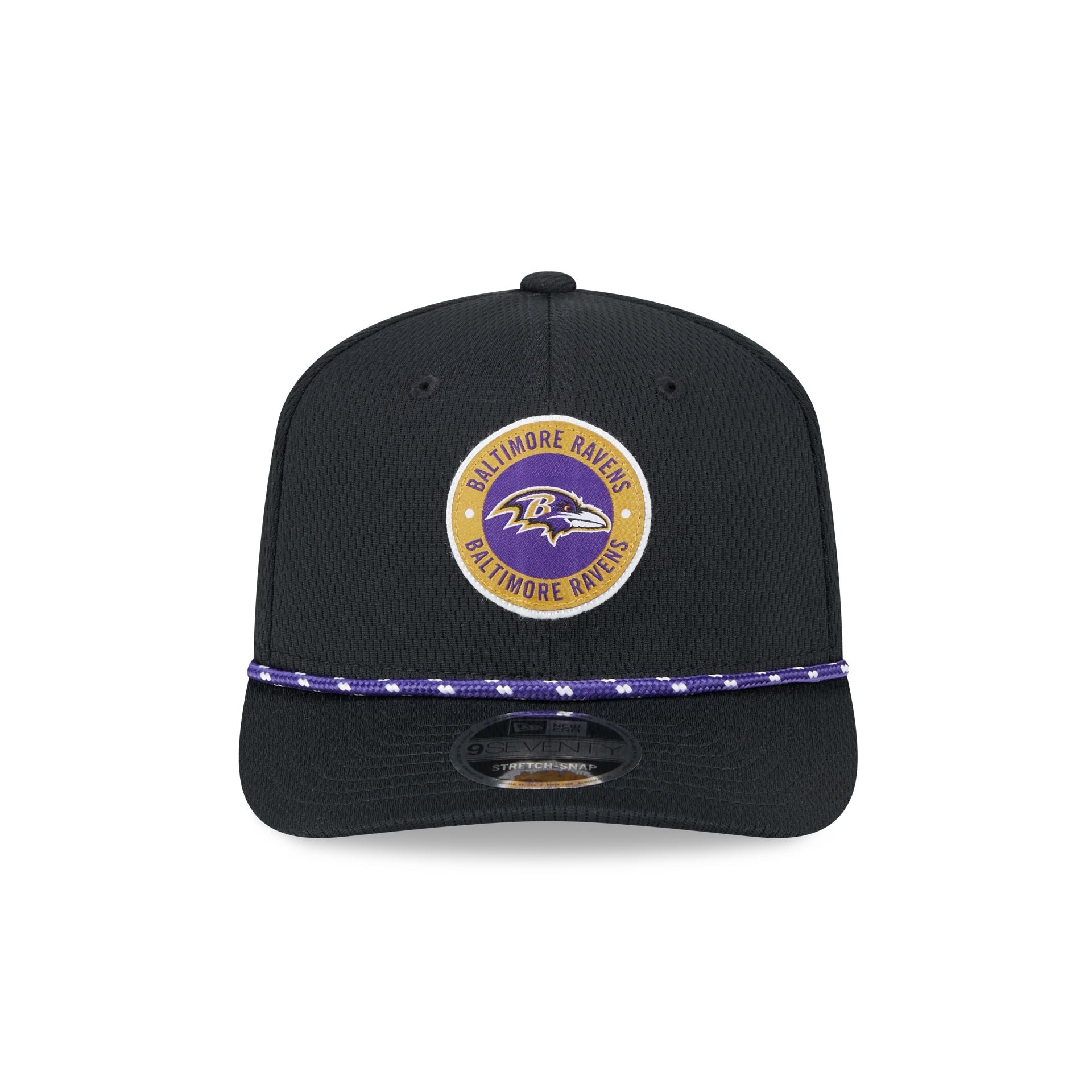 Baltimore Ravens 2024 Sideline 9SEVENTY Stretch-Snap Hat