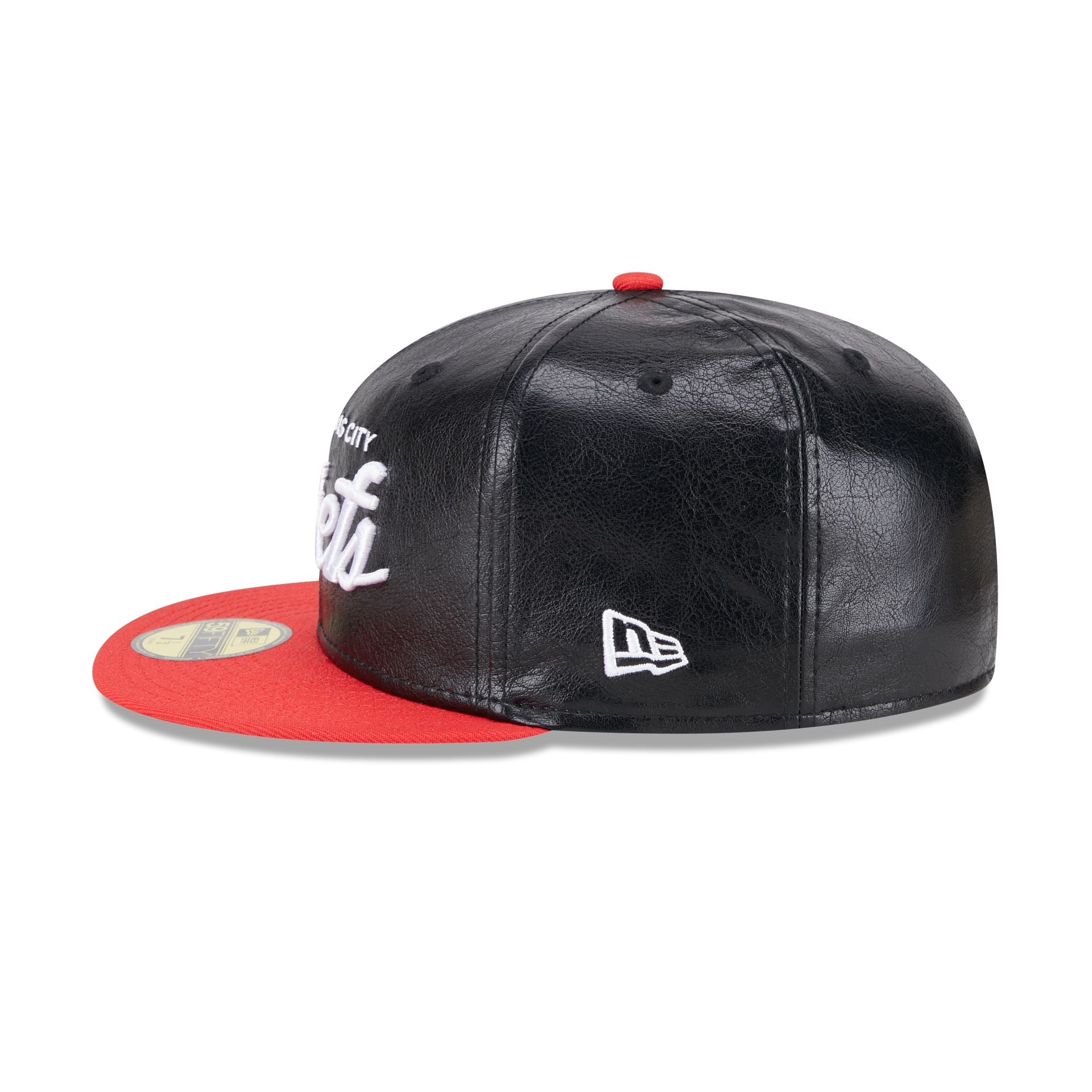 Kansas City Chiefs Faux Leather Crown 59FIFTY Fitted Hat