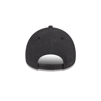 Kansas City Chiefs Logo Essentials Black 9FORTY A-Frame Snapback Hat
