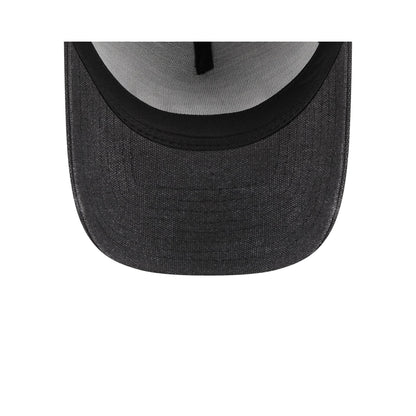 Kansas City Chiefs Logo Essentials Black 9FORTY A-Frame Snapback Hat