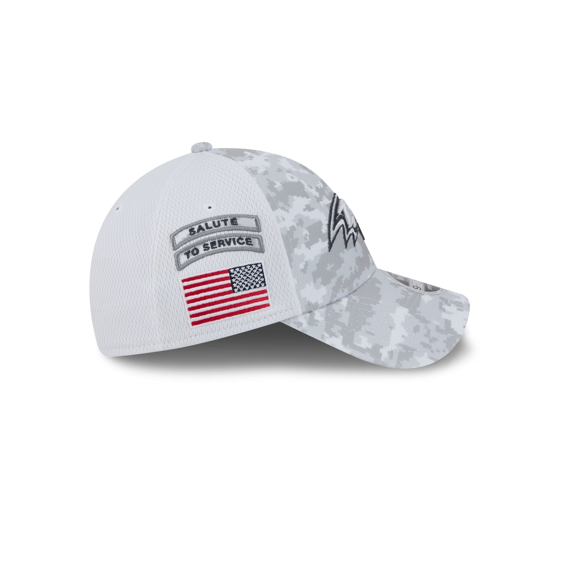 Baltimore Ravens 2024 Salute to Service 9FORTY Stretch-Snap Hat