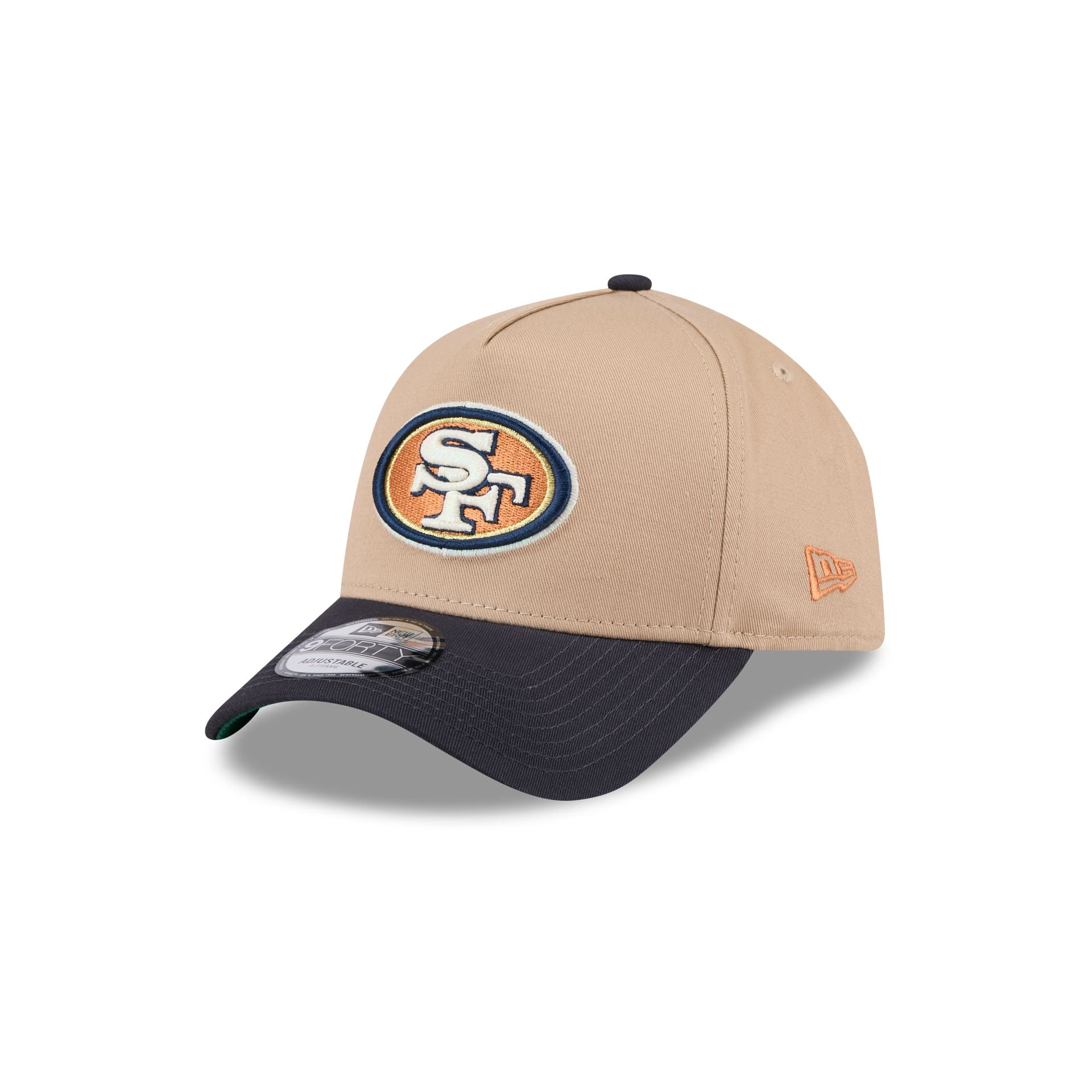 San Francisco 49ers Beige Khaki 9FORTY A-Frame Snapback Hat