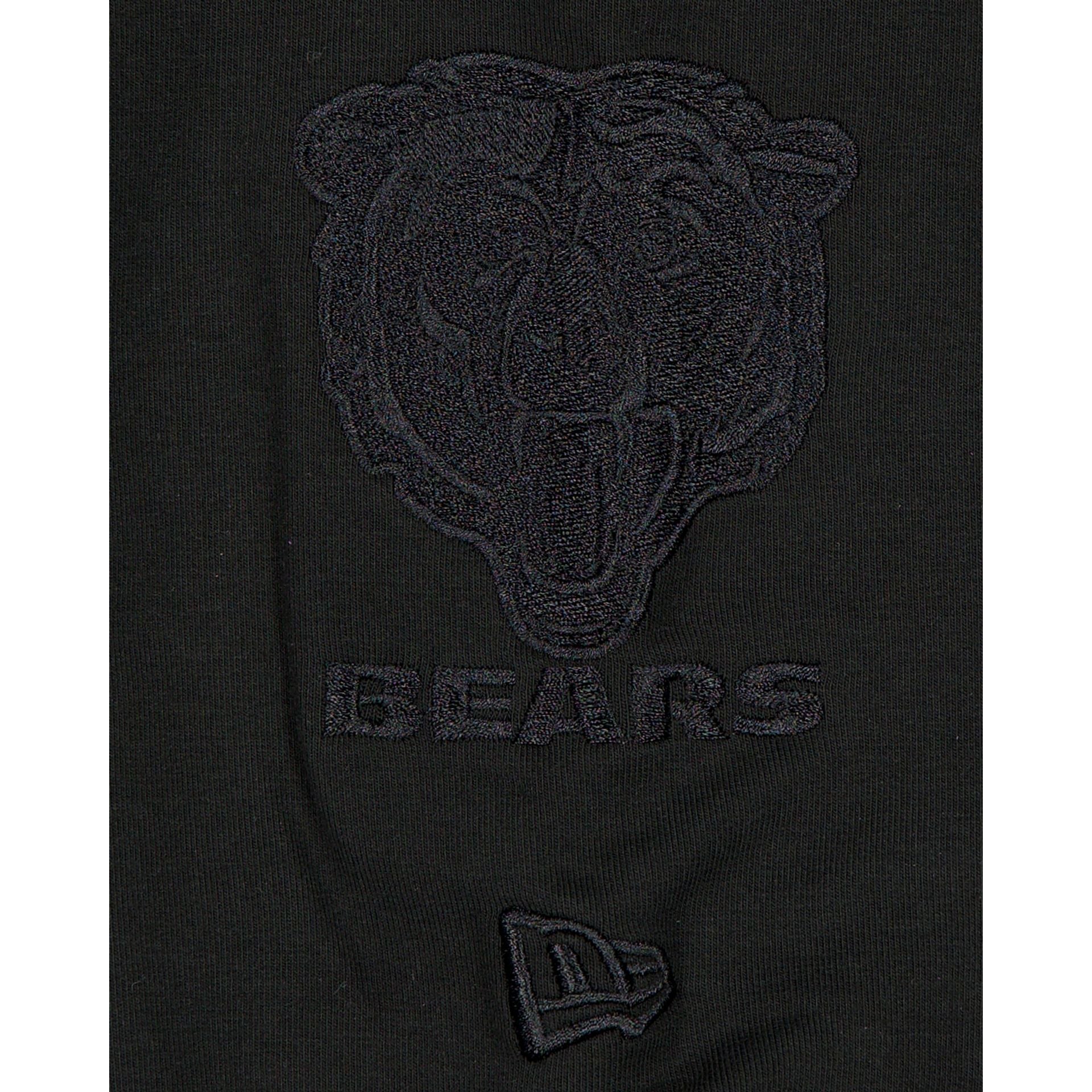 Chicago Bears Black on Black Logo Select Hoodie