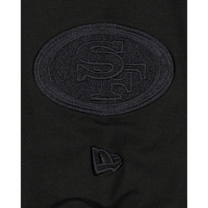 San Francisco 49ers Black on Black Logo Select Hoodie