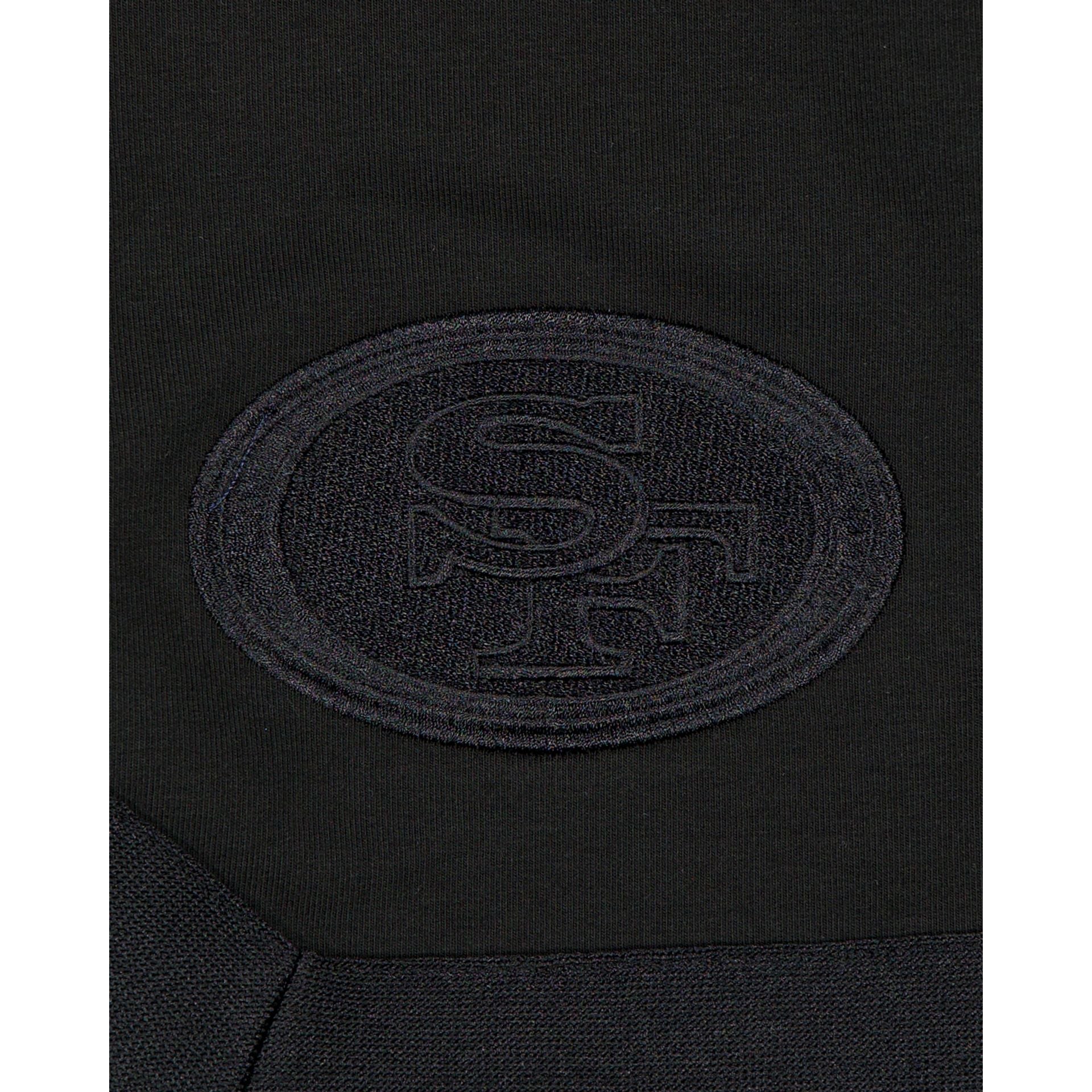 San Francisco 49ers Black on Black Logo Select Shorts
