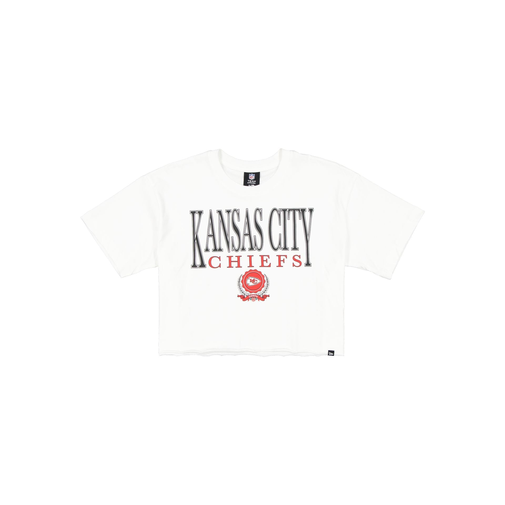 Kansas City Chiefs Throwback Prep Women's Cropped T-Shirt