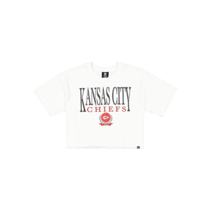 Kansas City Chiefs Throwback Prep Women's Cropped T-Shirt
