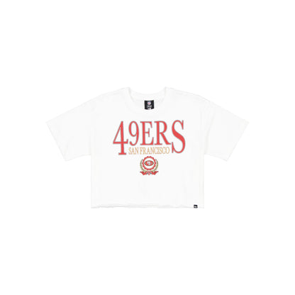San Francisco 49ers Throwback Prep Women's Cropped T-Shirt