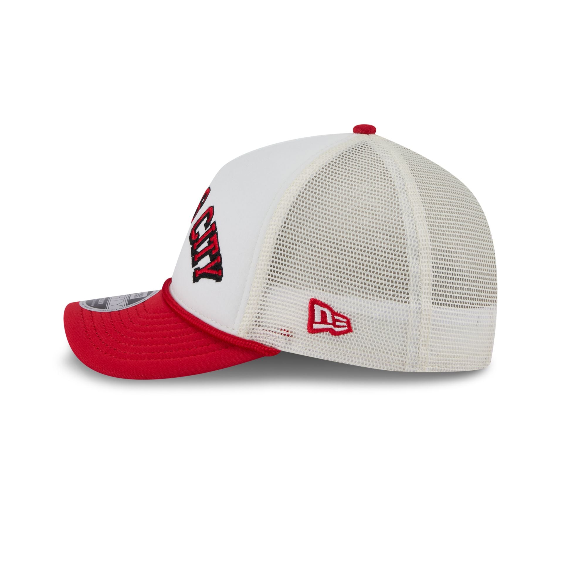 Kansas City Chiefs Chrome Arch 9FORTY M-Crown A-Frame Trucker Hat