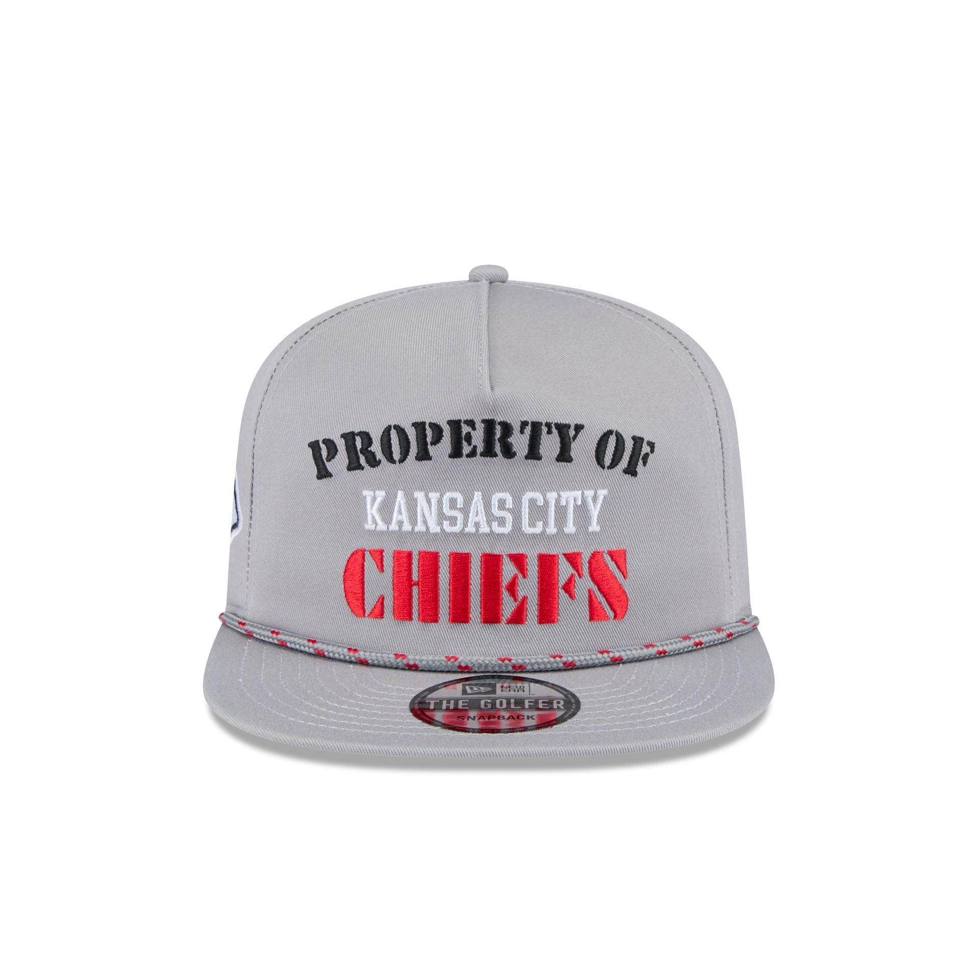 Kansas City Chiefs Vintage Gray Rope Golfer Hat