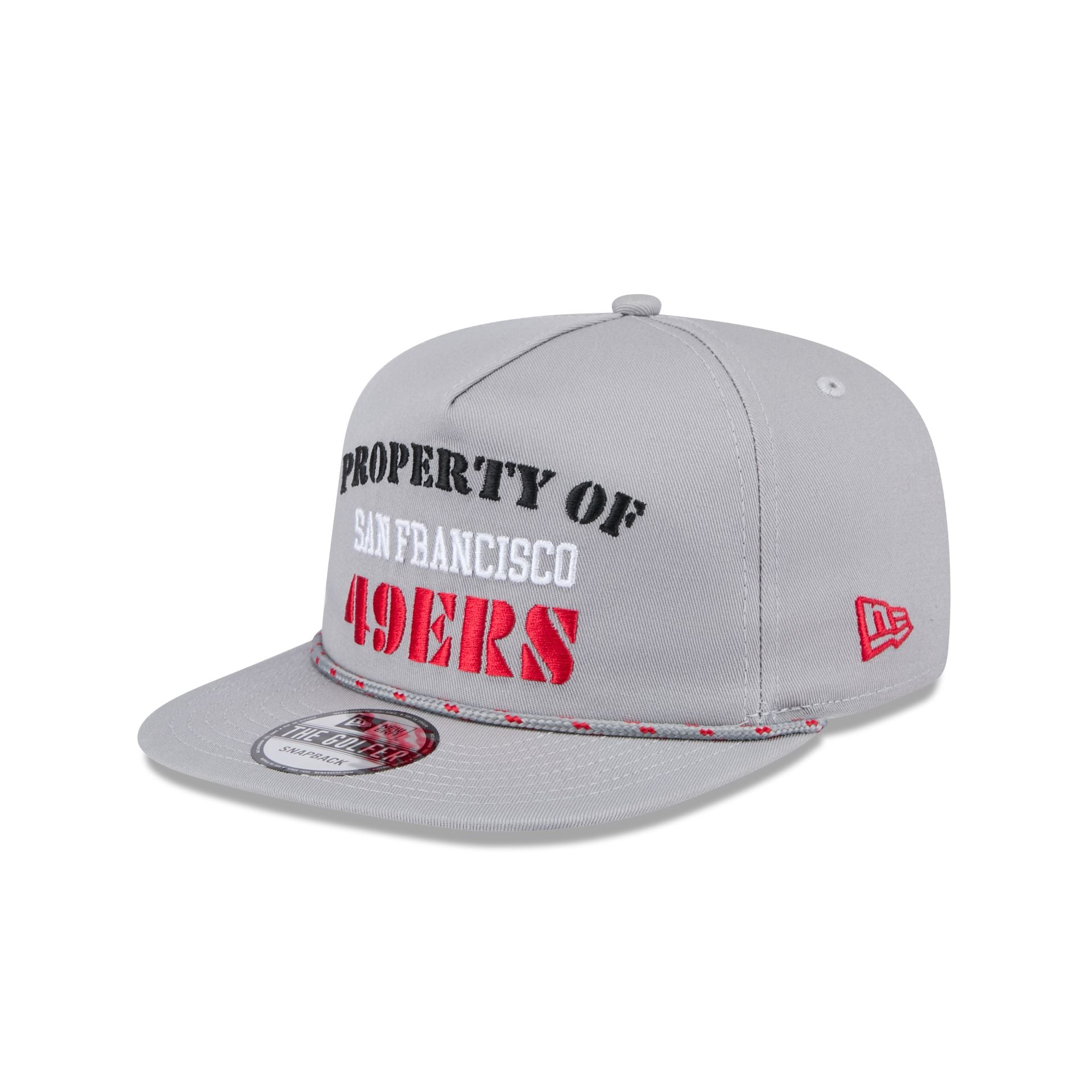 San Francisco 49ers Vintage Gray Rope Golfer Hat
