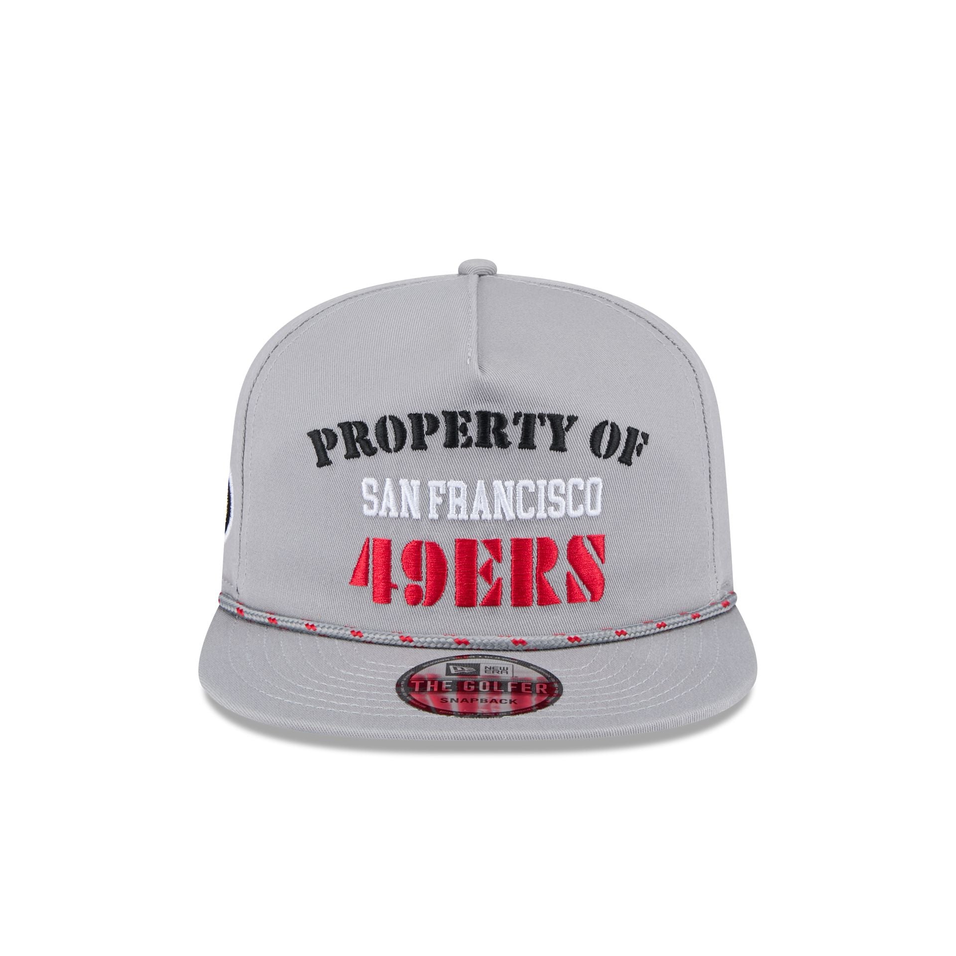 San Francisco 49ers Vintage Gray Rope Golfer Hat