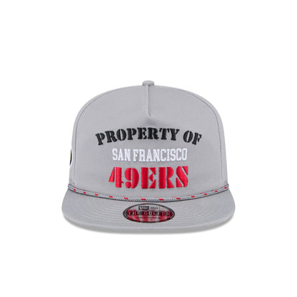 San Francisco 49ers Vintage Gray Rope Golfer Hat