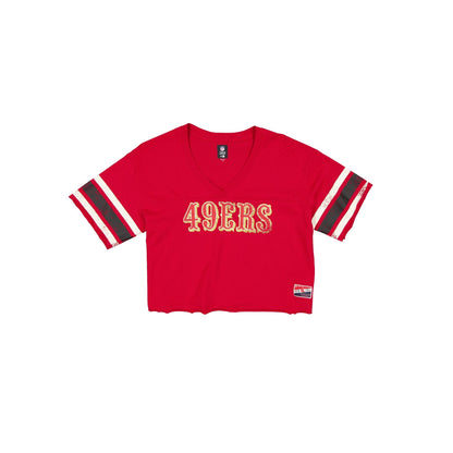 San Francisco 49ers Throwback Cropped Women's T-Shirt