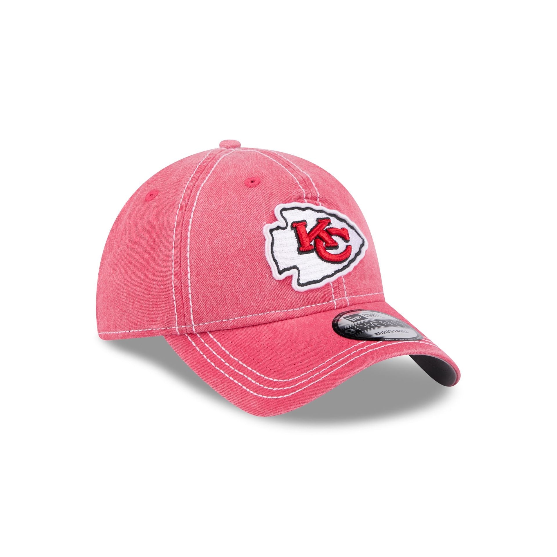 Kansas City Chiefs Washed Contrast 9TWENTY Adjustable Hat