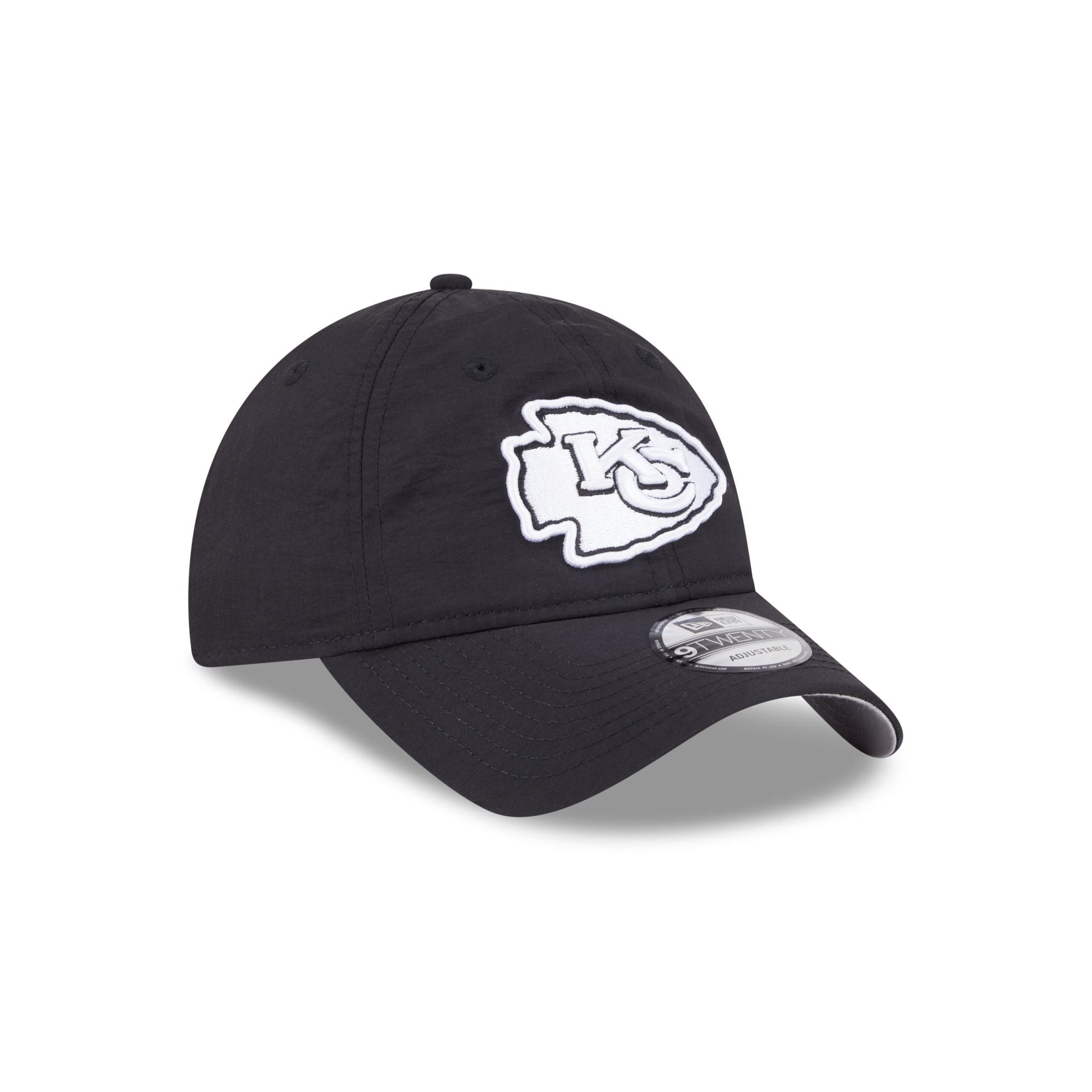 Kansas City Chiefs Everyday Nylon Black 9TWENTY Adjustable Hat