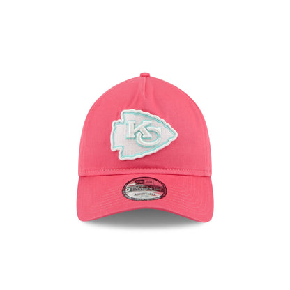 Kansas City Chiefs Coral 9TWENTY A-Frame Adjustable Hat