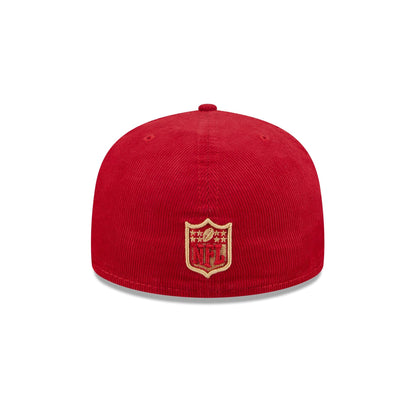 Just Caps Floral Corduroy San Francisco 49ers 59FIFTY Fitted Hat
