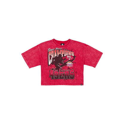 San Francisco 49ers Sport Classics Women's Cropped T-Shirt