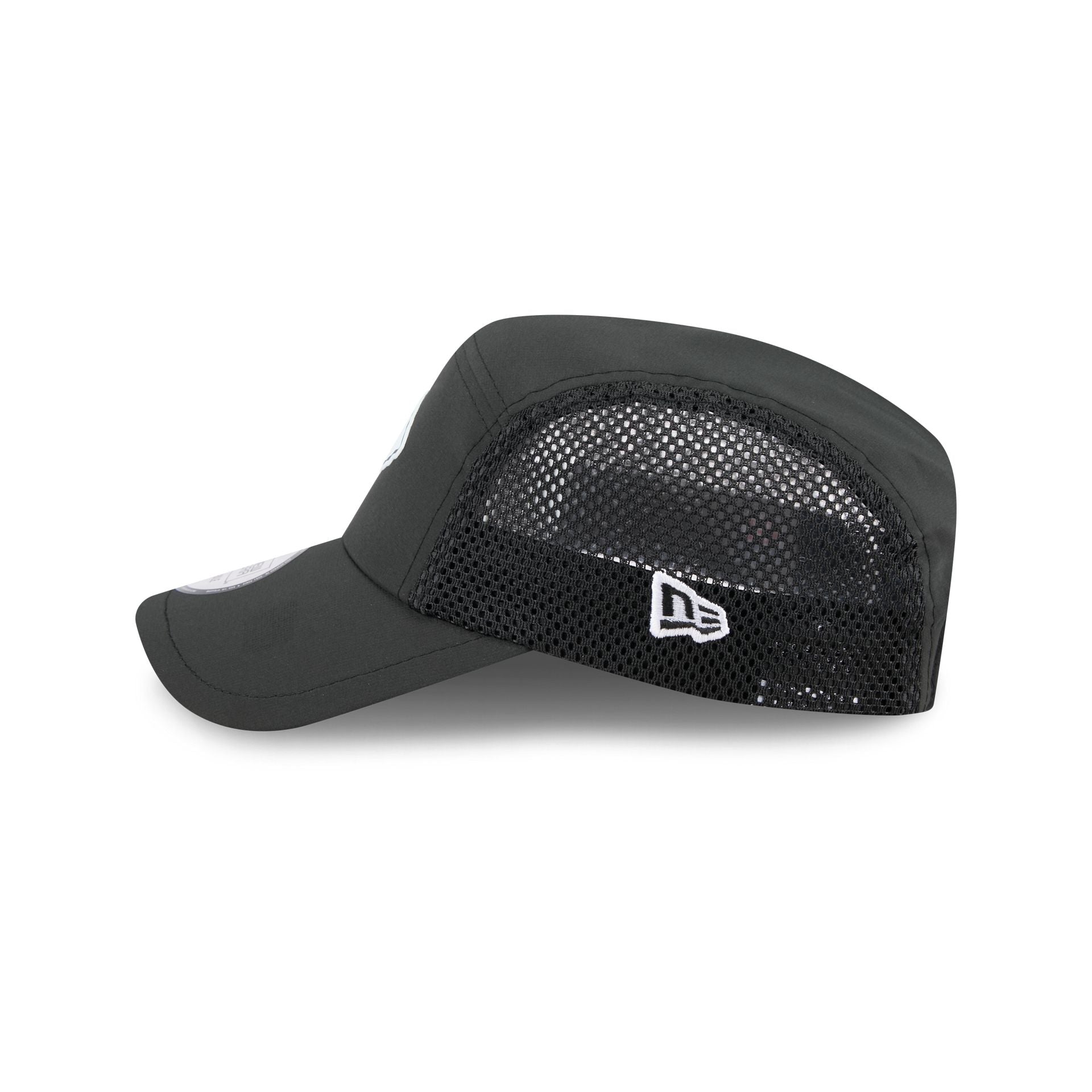 Kansas City Chiefs Black Poly Runner Adjustable Hat