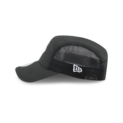 Kansas City Chiefs Black Poly Runner Adjustable Hat