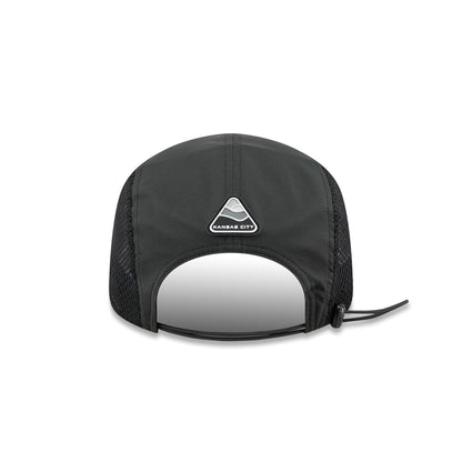 Kansas City Chiefs Black Poly Runner Adjustable Hat