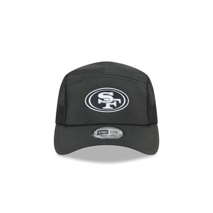 San Francisco 49ers Black Poly Runner Adjustable Hat