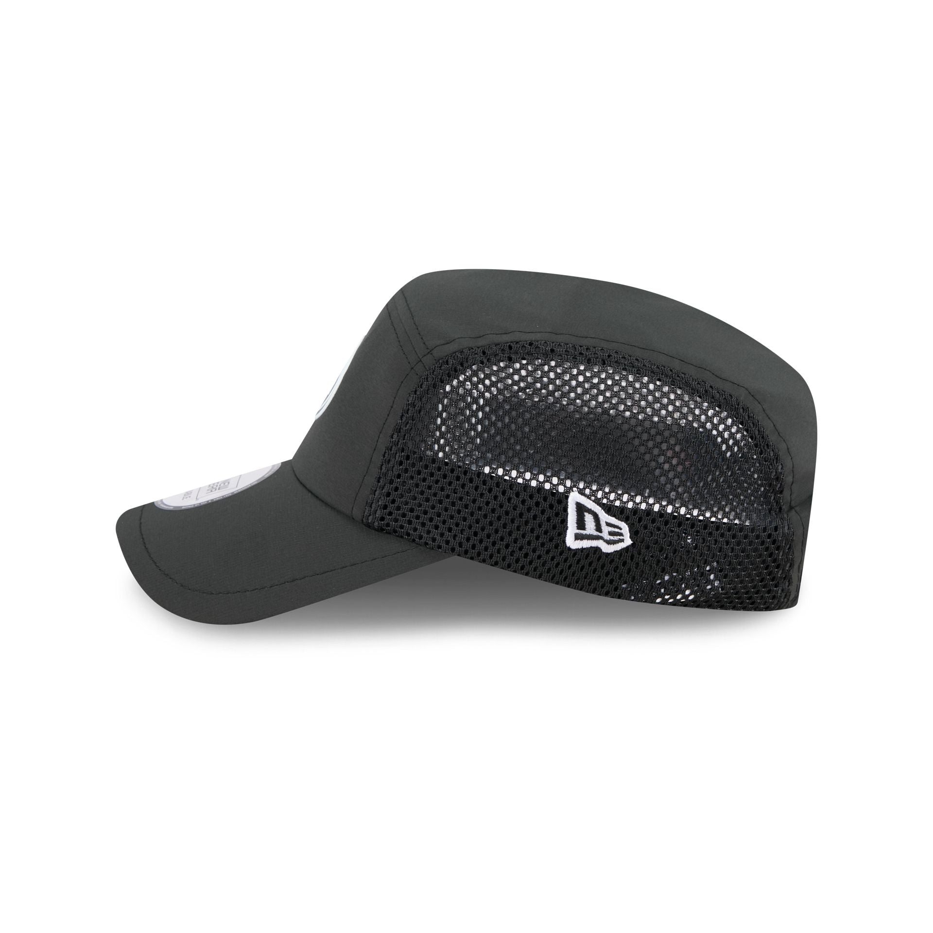 San Francisco 49ers Black Poly Runner Adjustable Hat