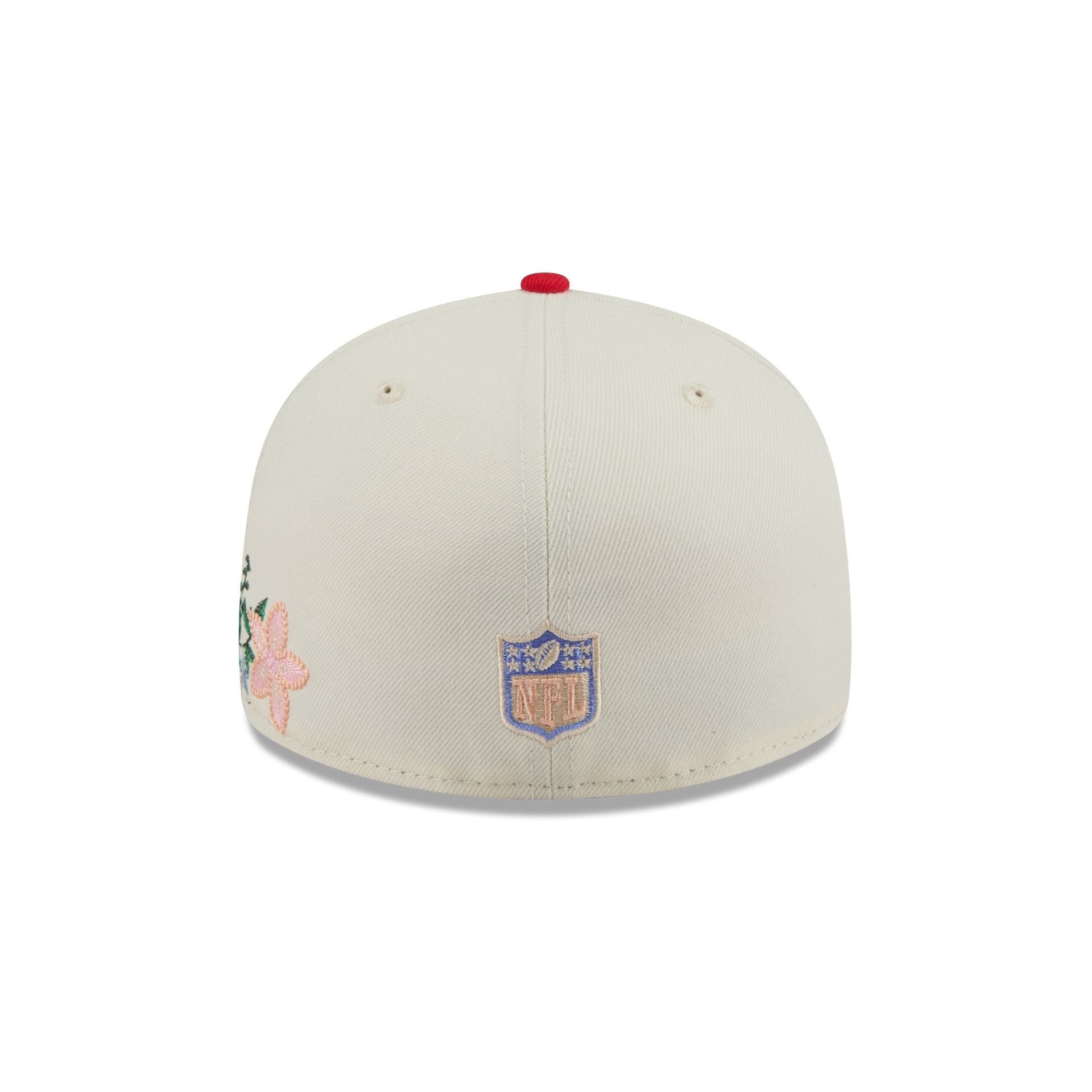 Kansas City Chiefs Tonal Florals White 59FIFTY Fitted Hat