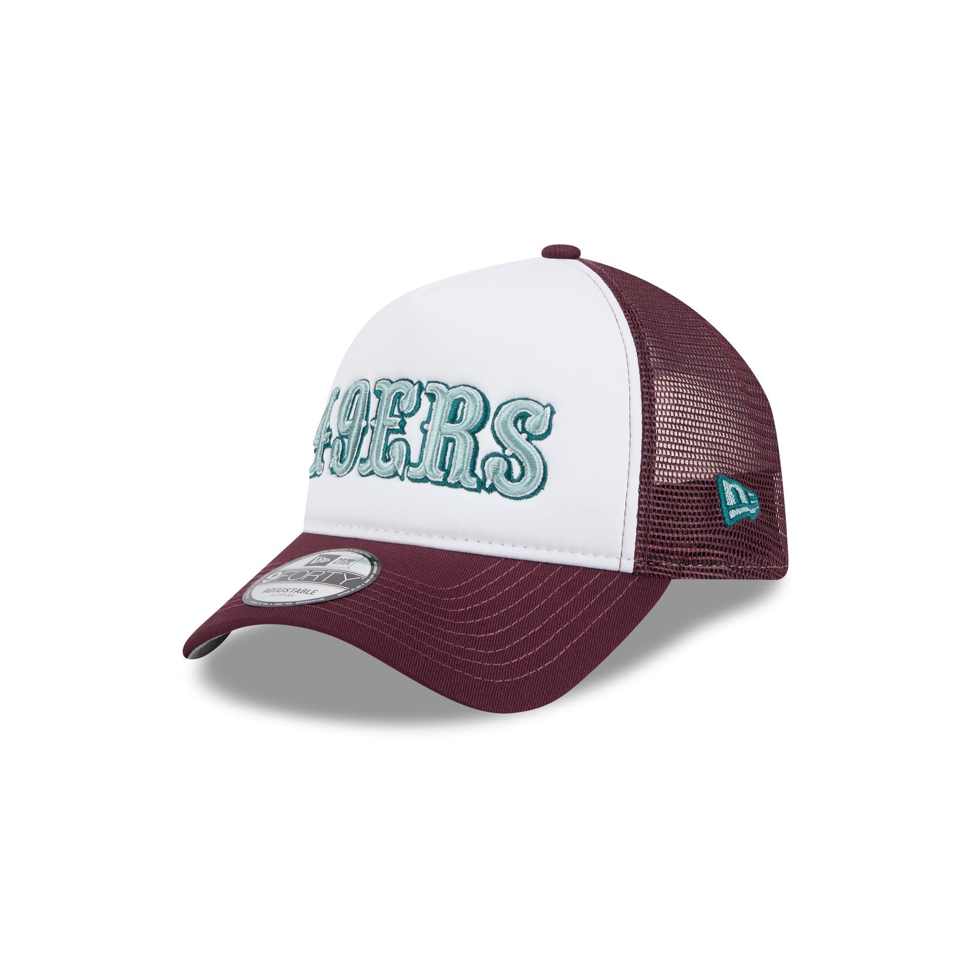 San Francisco 49ers Optic White 9FORTY A-Frame Snapback Hat